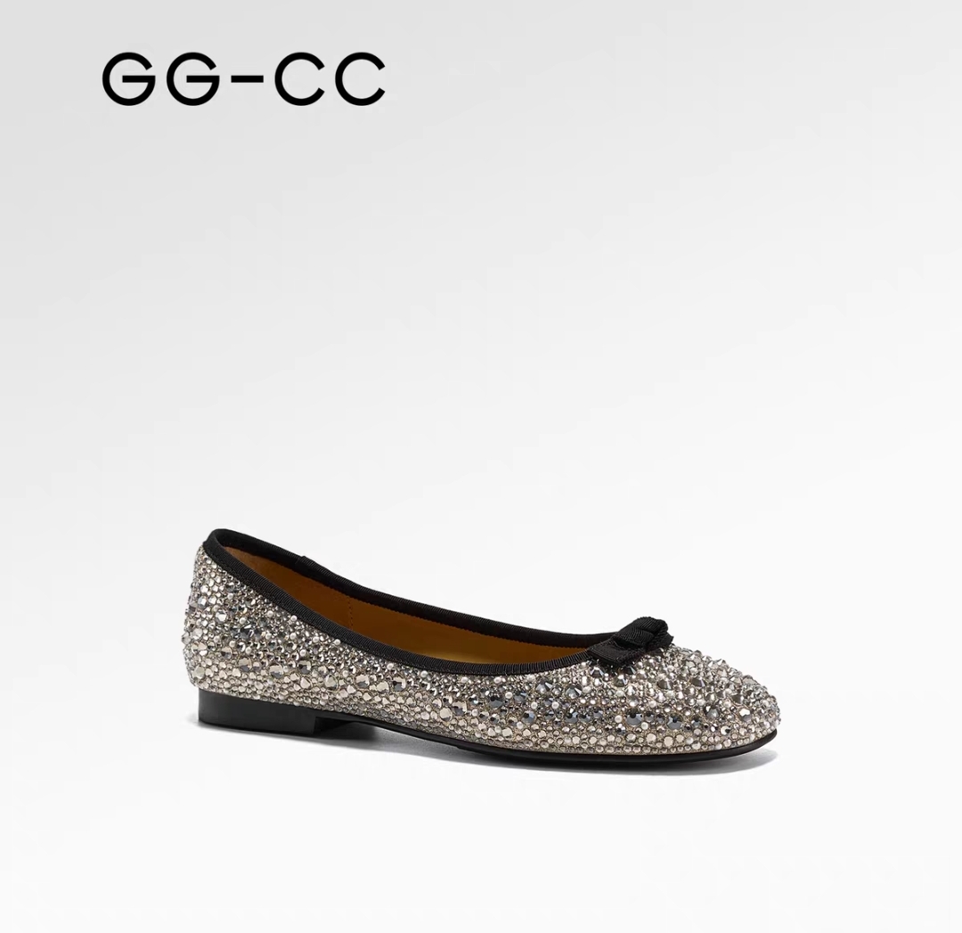 【柔焦缪斯】GGCC2025秋季新款法式时尚芭蕾舞鞋平底单鞋小皮鞋女
