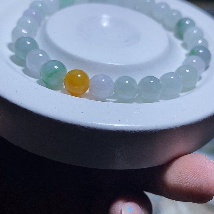 未镶嵌手串翡翠天然缅甸A货翡翠卡7.1