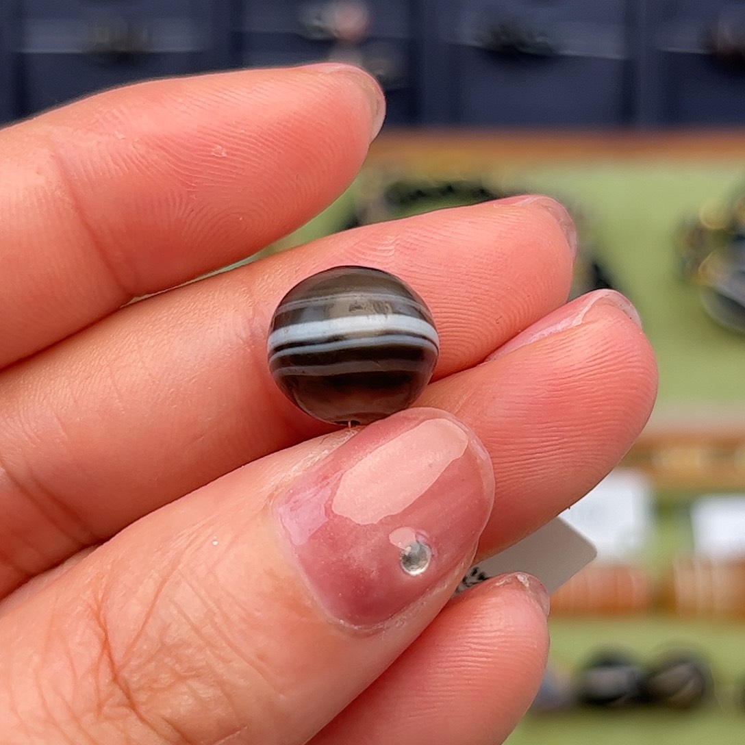 玛瑙/玉髓单珠未镶嵌