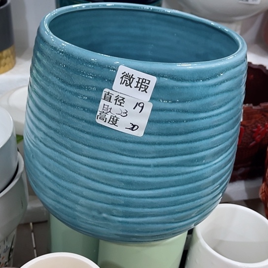 多肉绿植陶瓷花盆9.9包邮，有孔