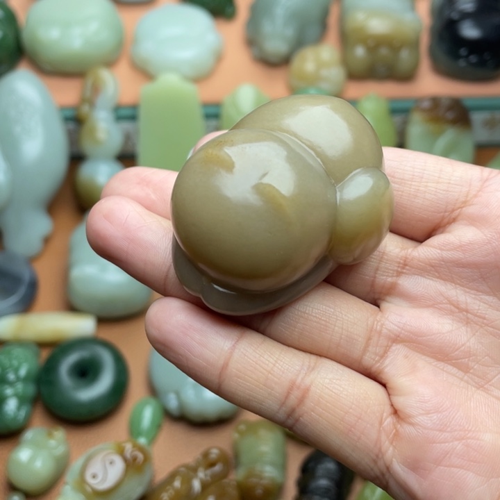 【闪购商品】颈饰未镶嵌和田玉和田玉糖猫