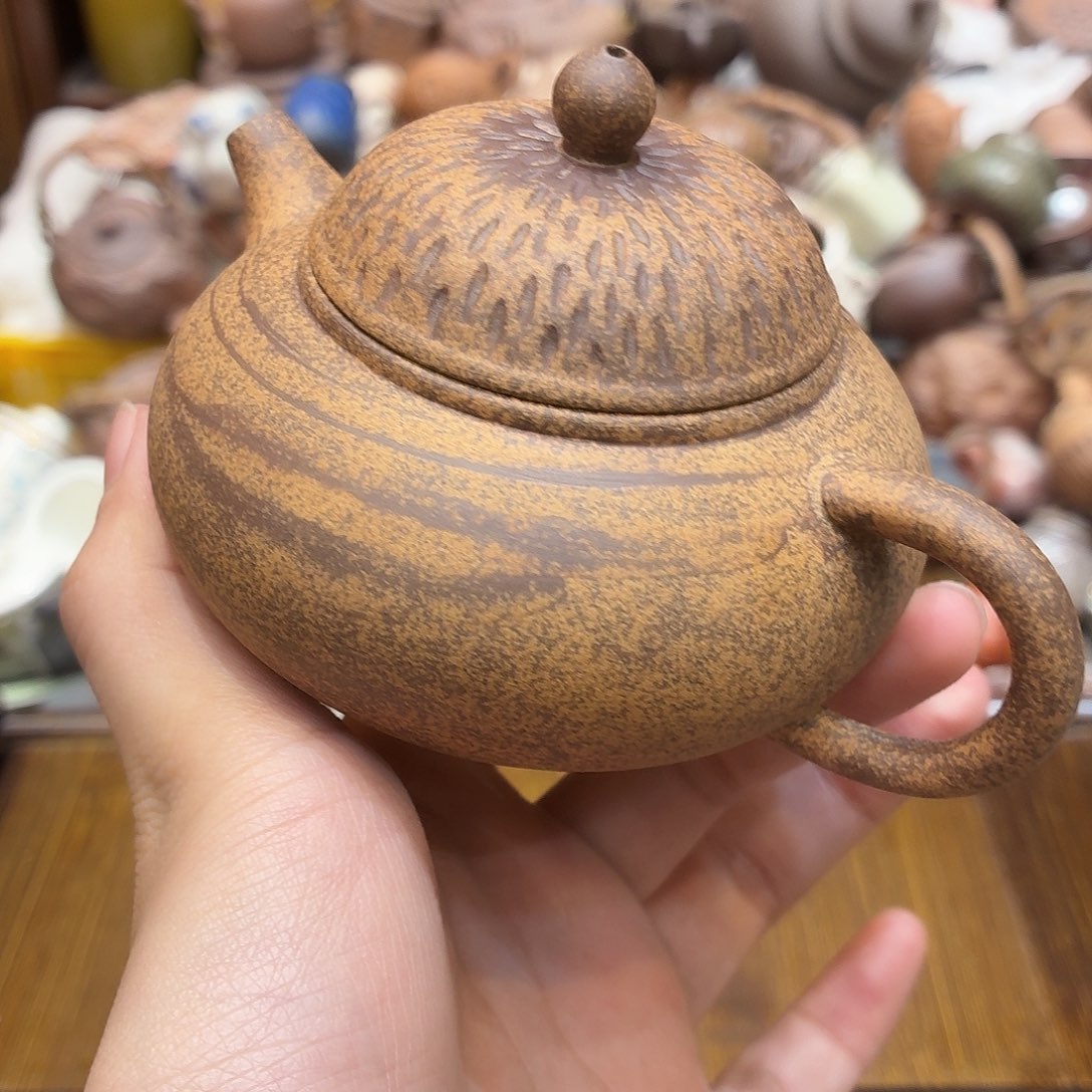 柴烧老岩泥茶器皿