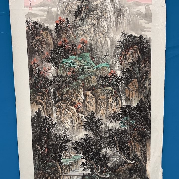 国画苏珊老师去伪存真原作