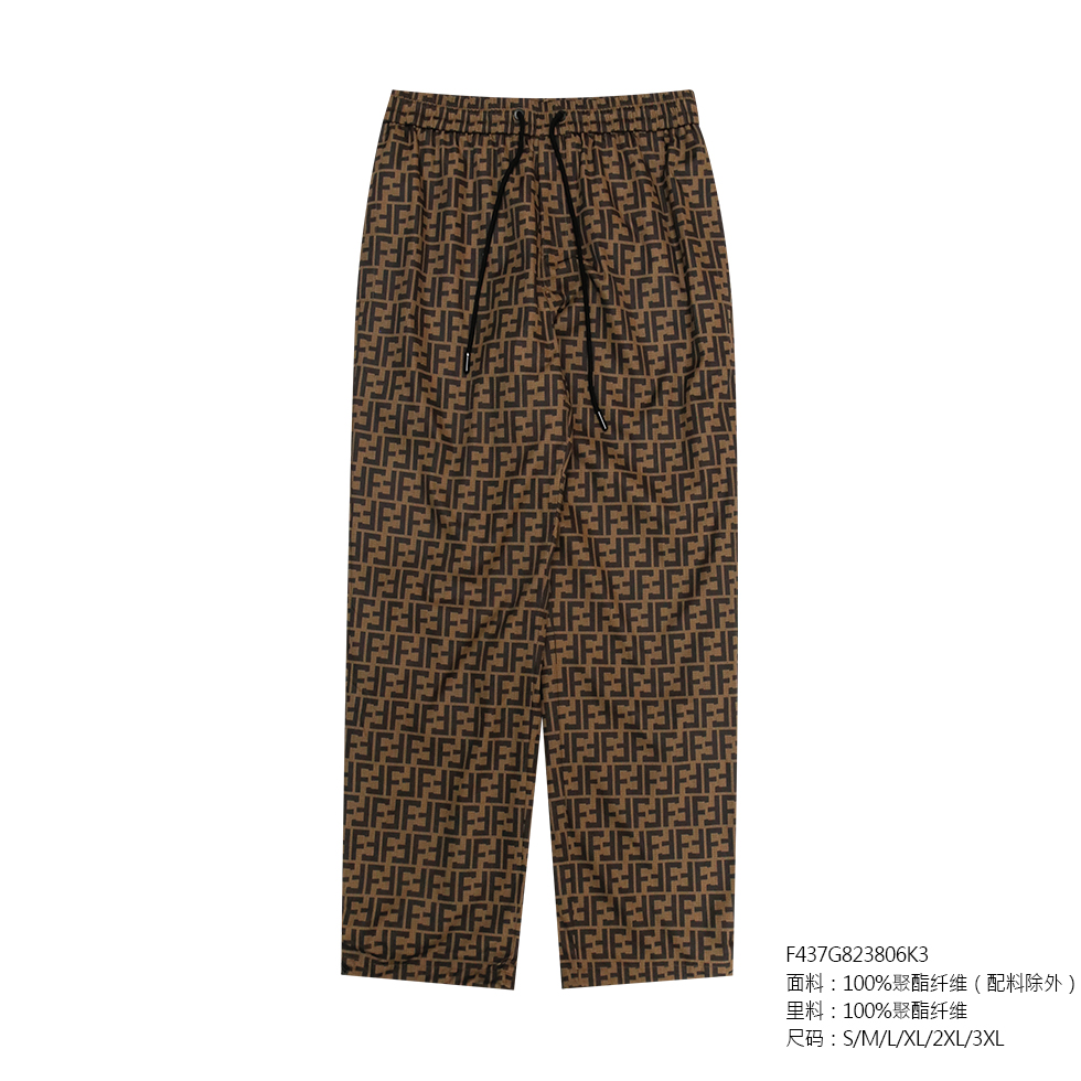 FENDILOR小怪兽25年春秋款男士休闲裤 F437G823806K