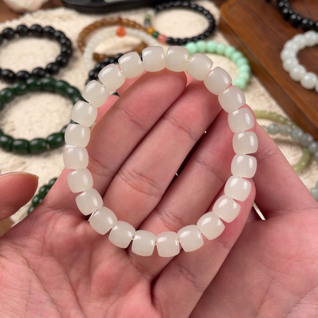 未镶嵌手串和田玉