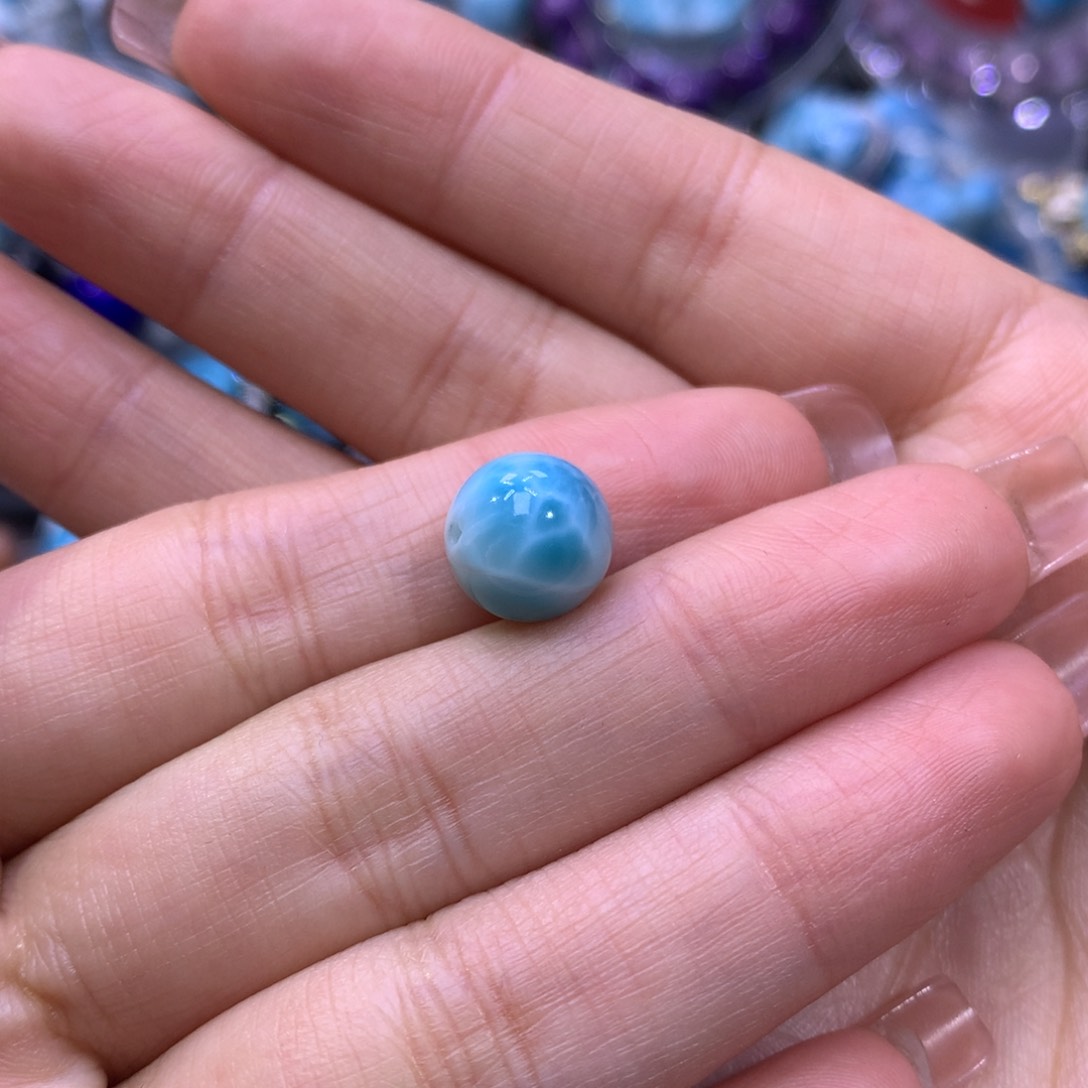 针钠钙石（海纹石）珠宝半成品未镶嵌?****莹