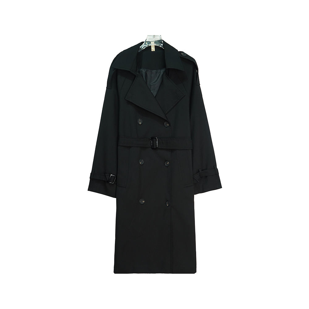 E23901 英伦风韩版设计感时尚小众风衣外套