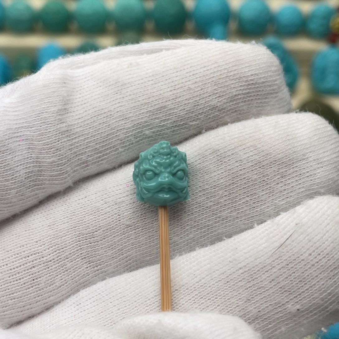 绿松石未镶嵌套链卡9.5-10.7-8