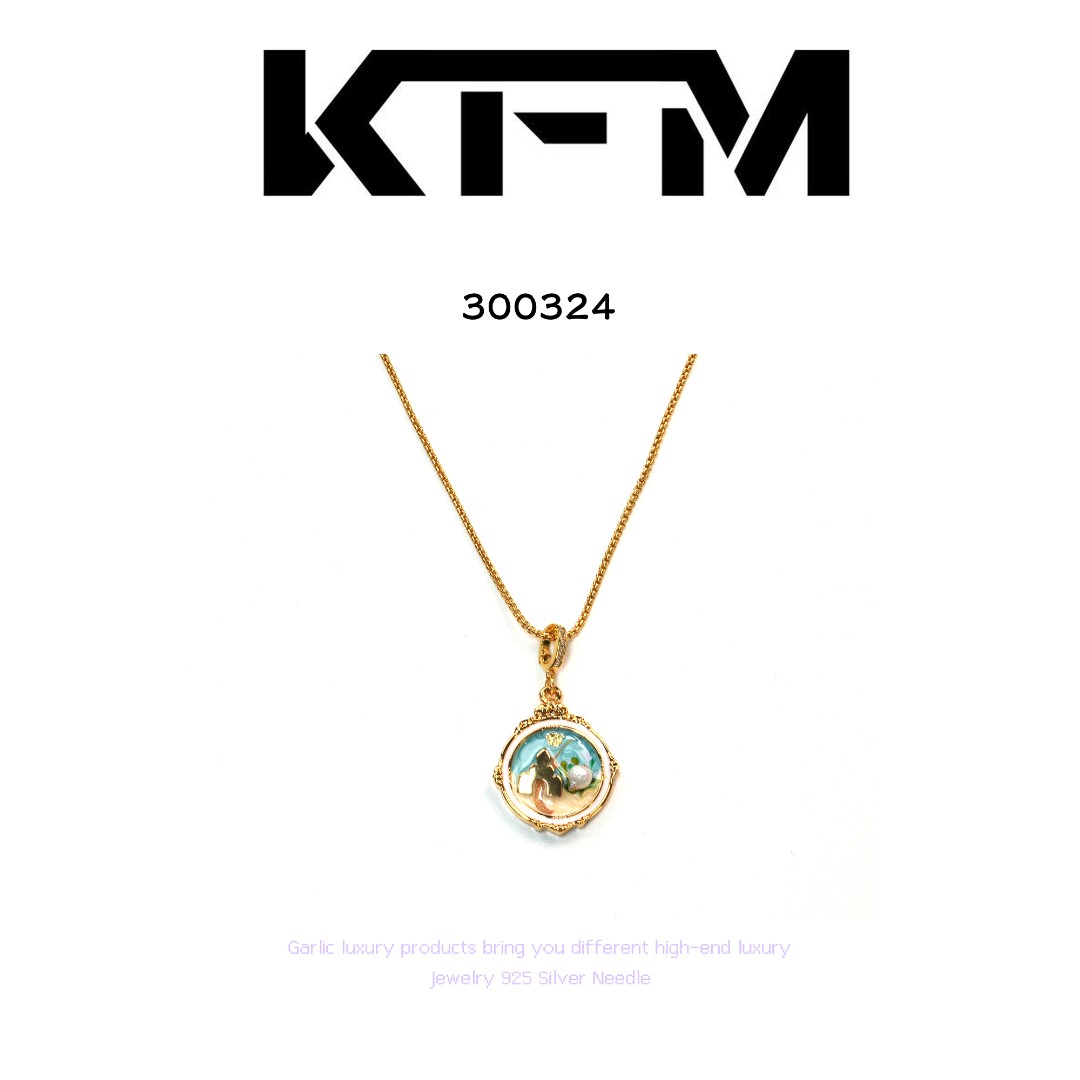 铜合金项链 KFM【蔚蓝之城】系列项链~300324（46+5cm）