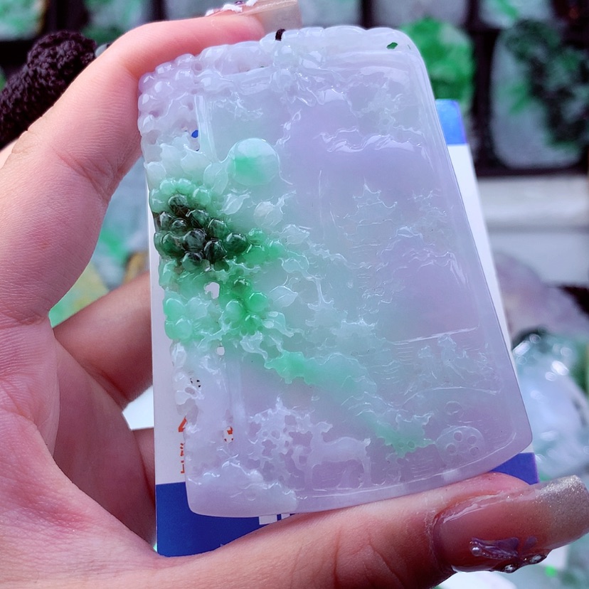 【闪购商品】翡翠颈饰未镶嵌挂件