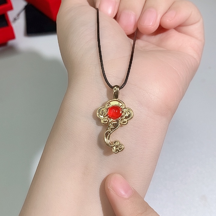 玛瑙/玉髓颈饰合金