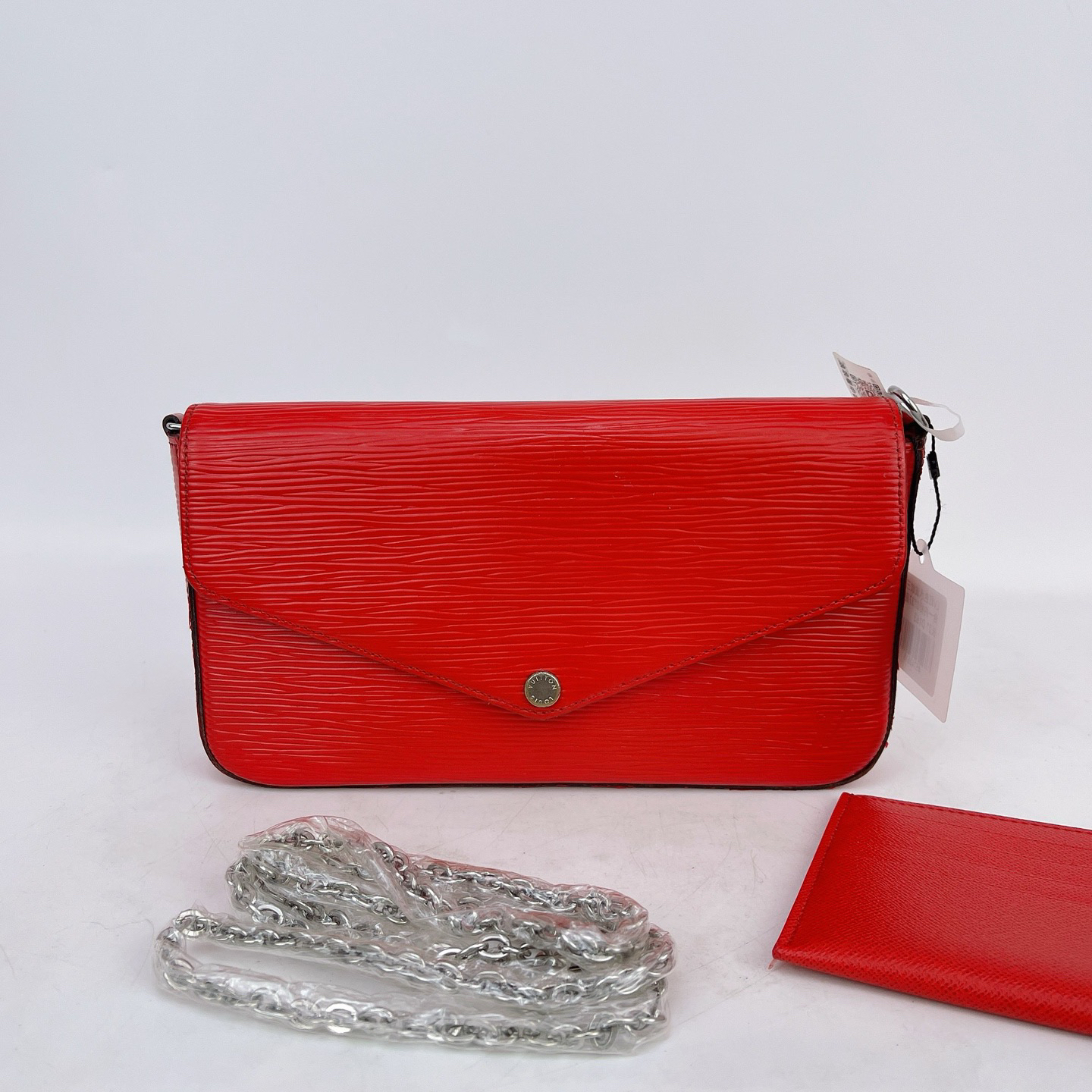 95新 LouisVuitton/路易威登 LV红色三合一内标TJ0137底长21 O220