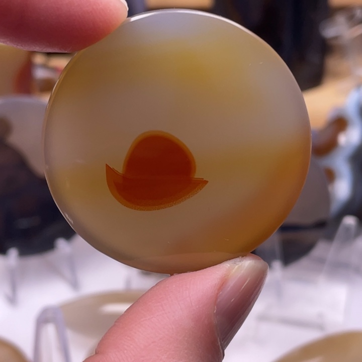 石***歌玛瑙/玉髓未镶嵌吊坠(不含链)