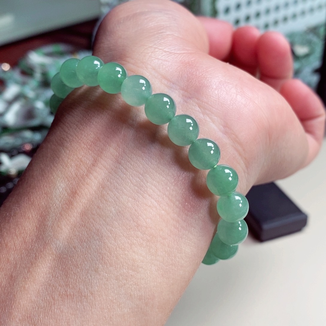 未镶嵌手链翡翠卡8