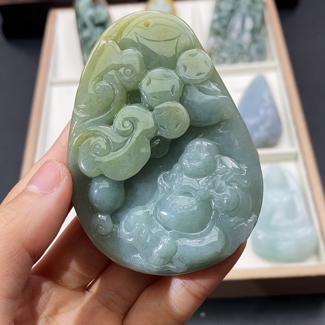 翡翠未镶嵌颈饰缅甸翡翠a货