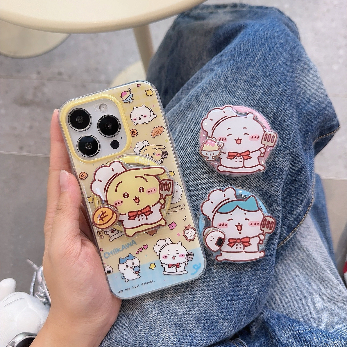 磁吸壳吉伊卡哇带旋转支架iPhone16/15手机壳适用苹果14/13p