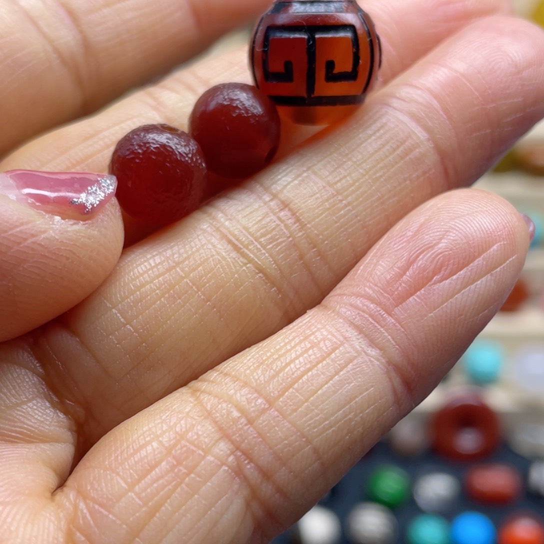 合金颈饰玛瑙/玉髓土*