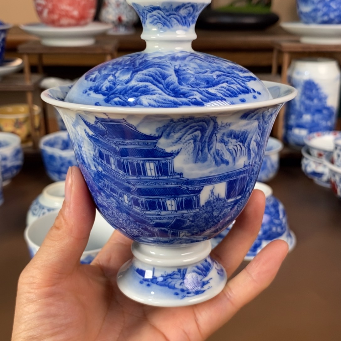 景德镇陶瓷手工手绘