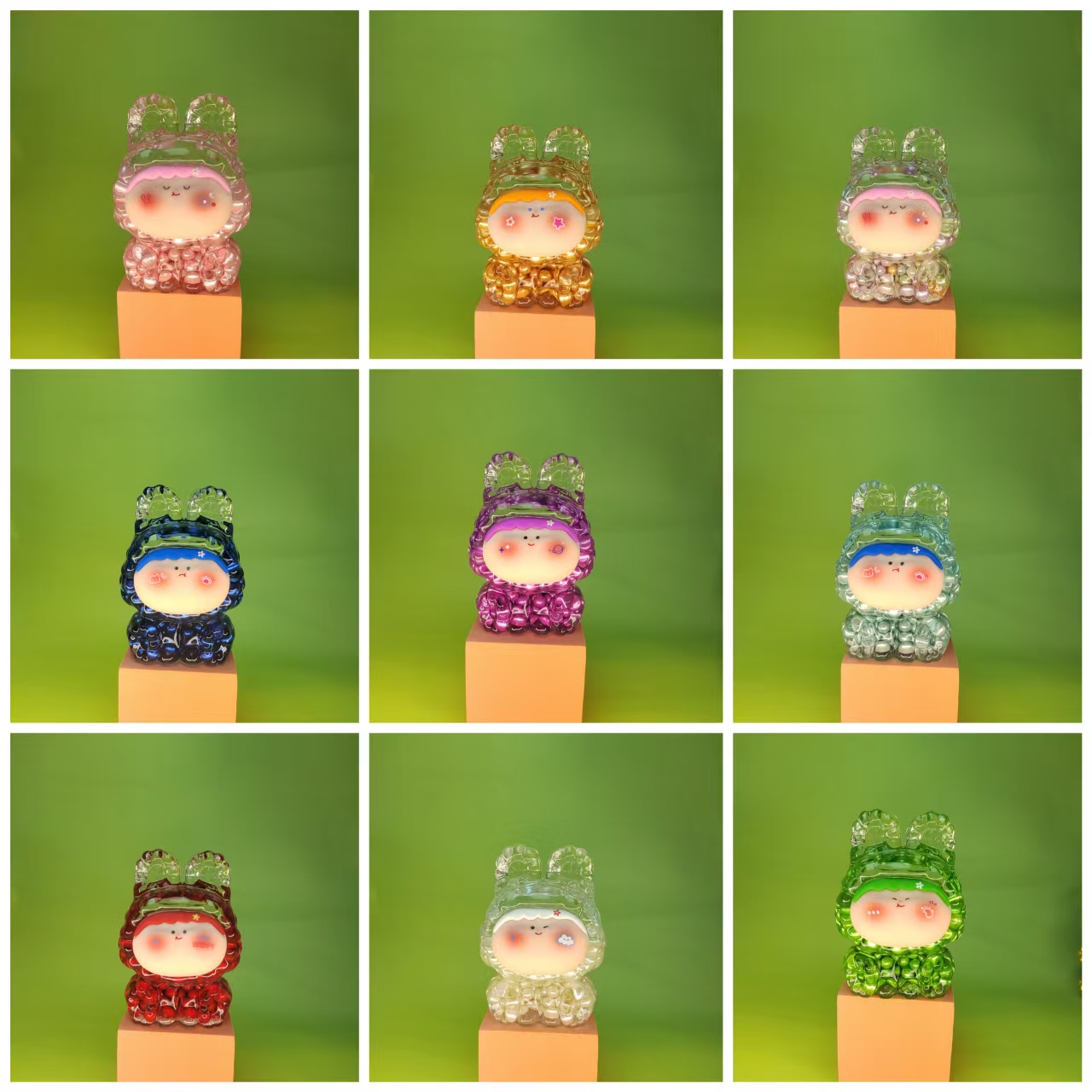 30人拆60包巨无霸莉莉丝【巨无霸珍珠夜光莉莉丝】10色桌片摆件