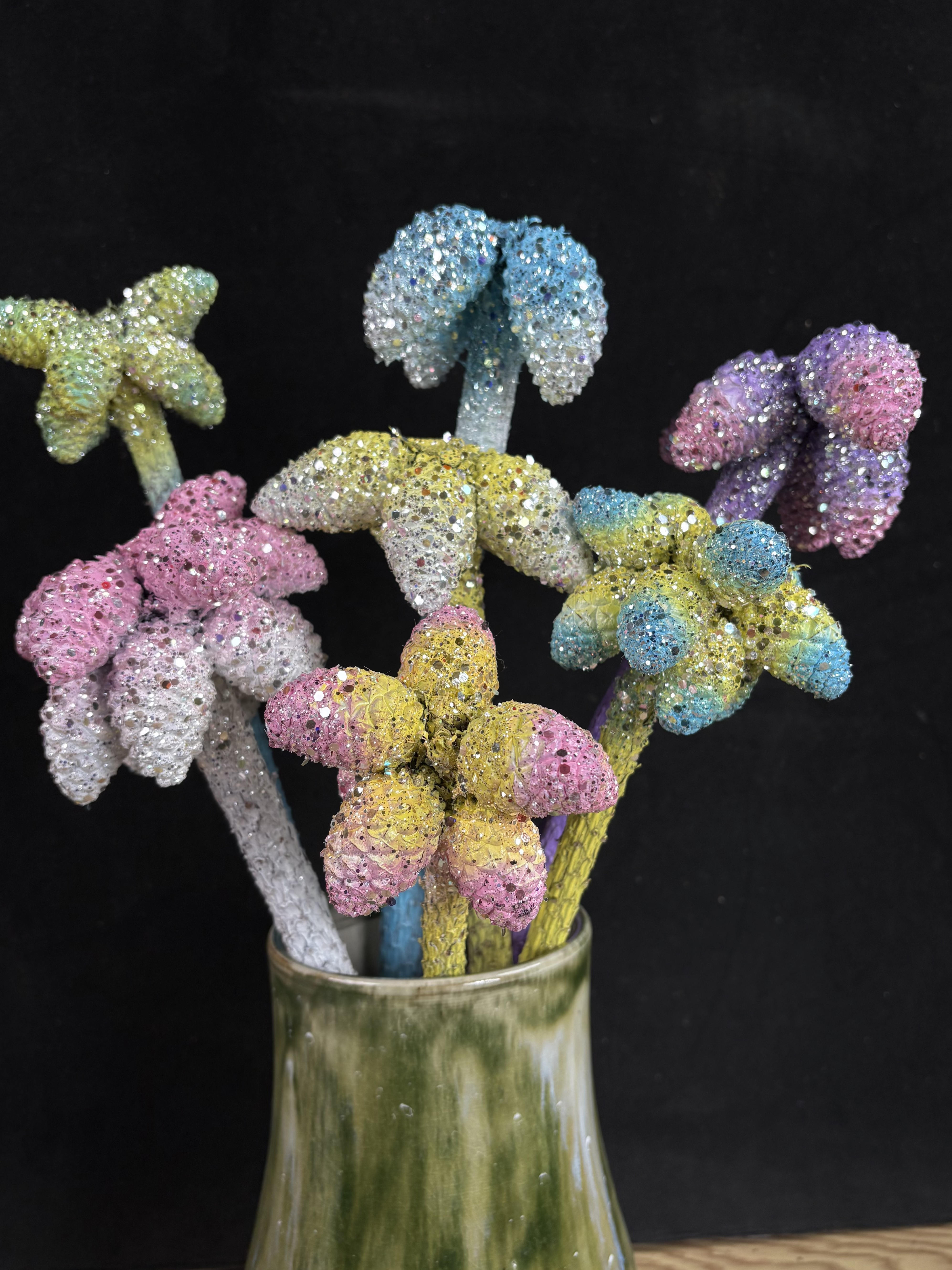 星榙花{8只亮片松榙}