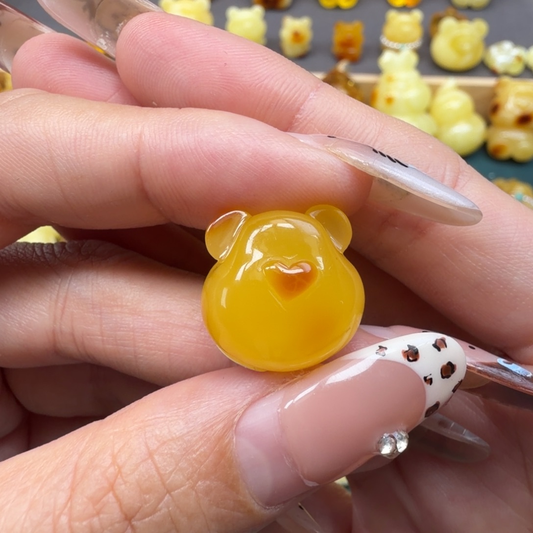 琥珀未镶嵌裸石蜜蜡