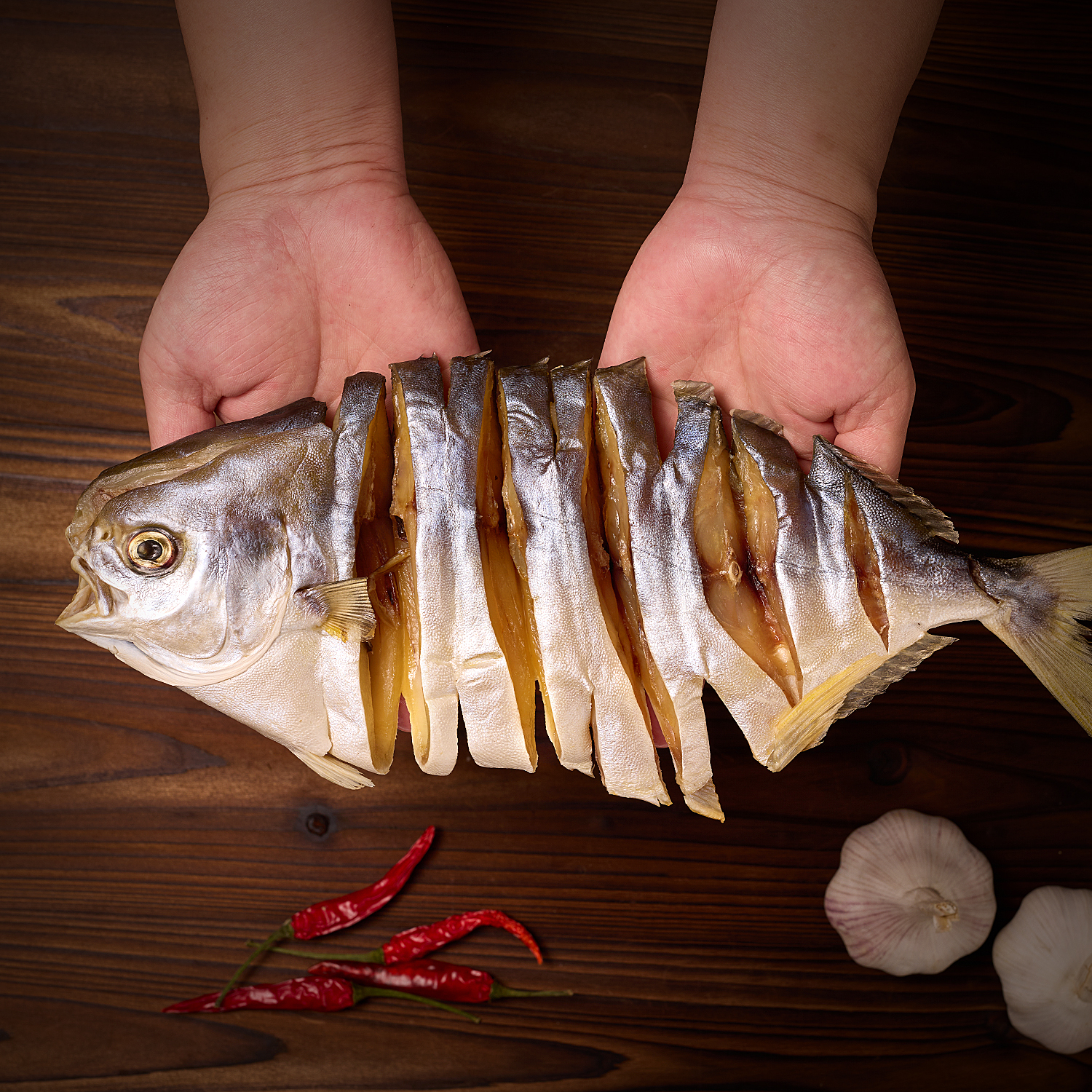 广东特产真空装淡口金鲳鱼干新鲜农家干货海鲜小