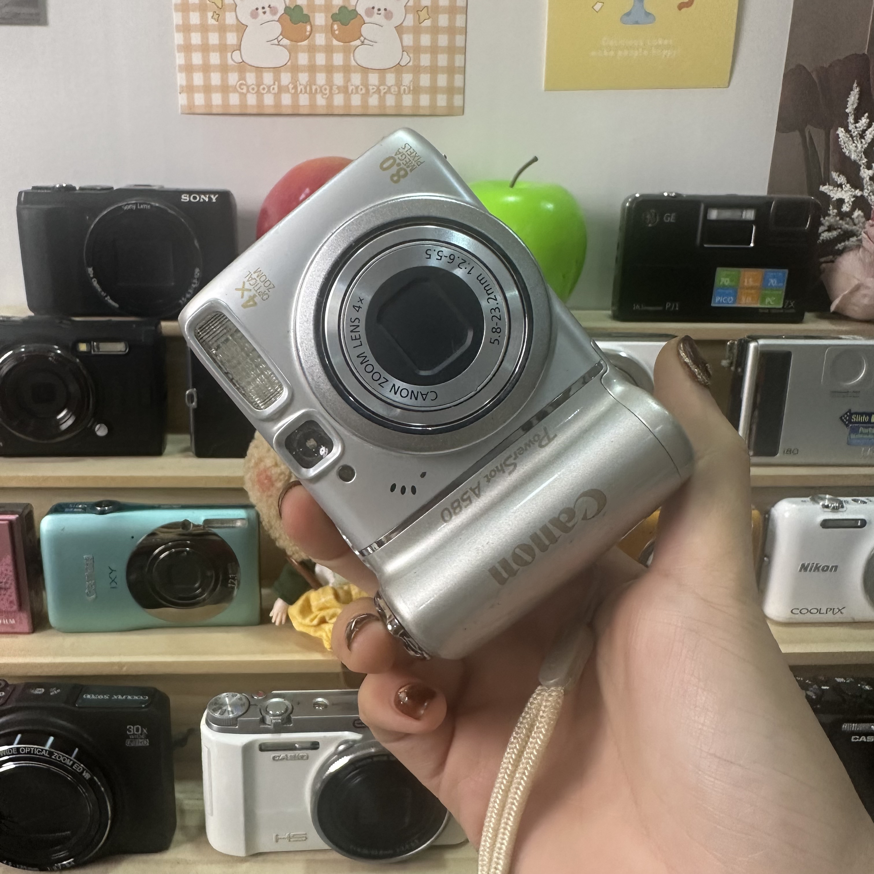 9新 Canon/佳能 佳能a580小面包机800万4倍学生党