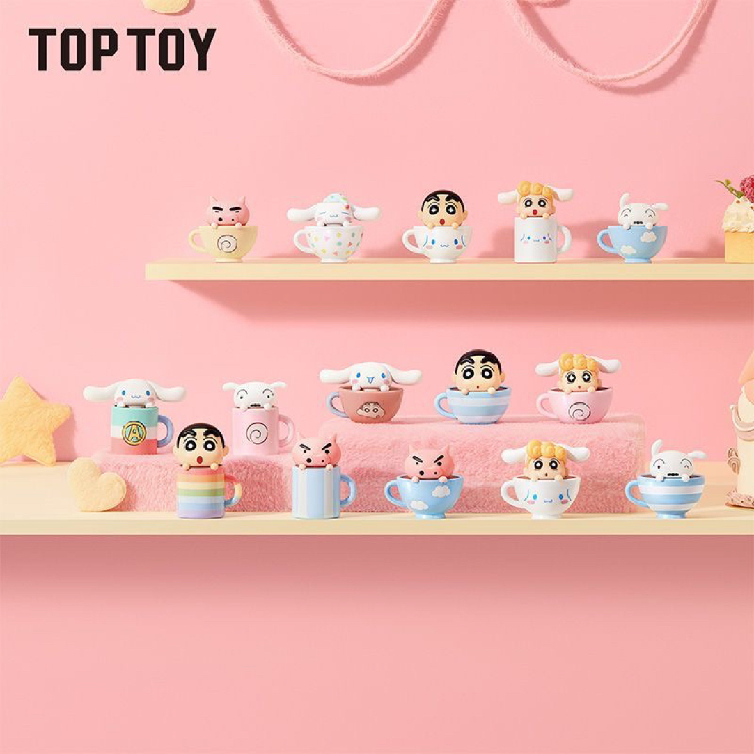 蜡笔小新x玉桂狗联名MINI茶杯系列萌粒盲盒