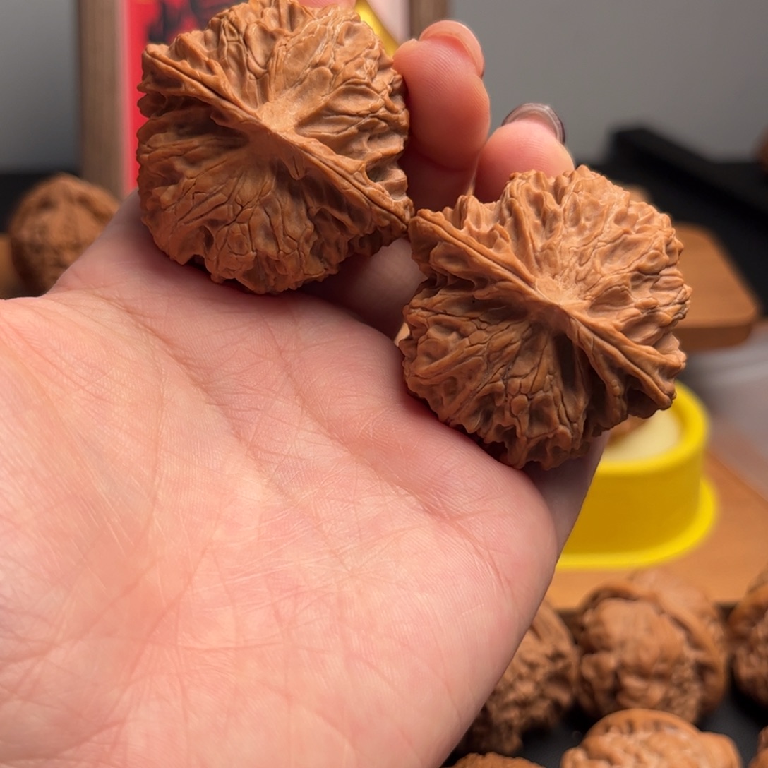 槿***城文玩核桃把件苹果园44全