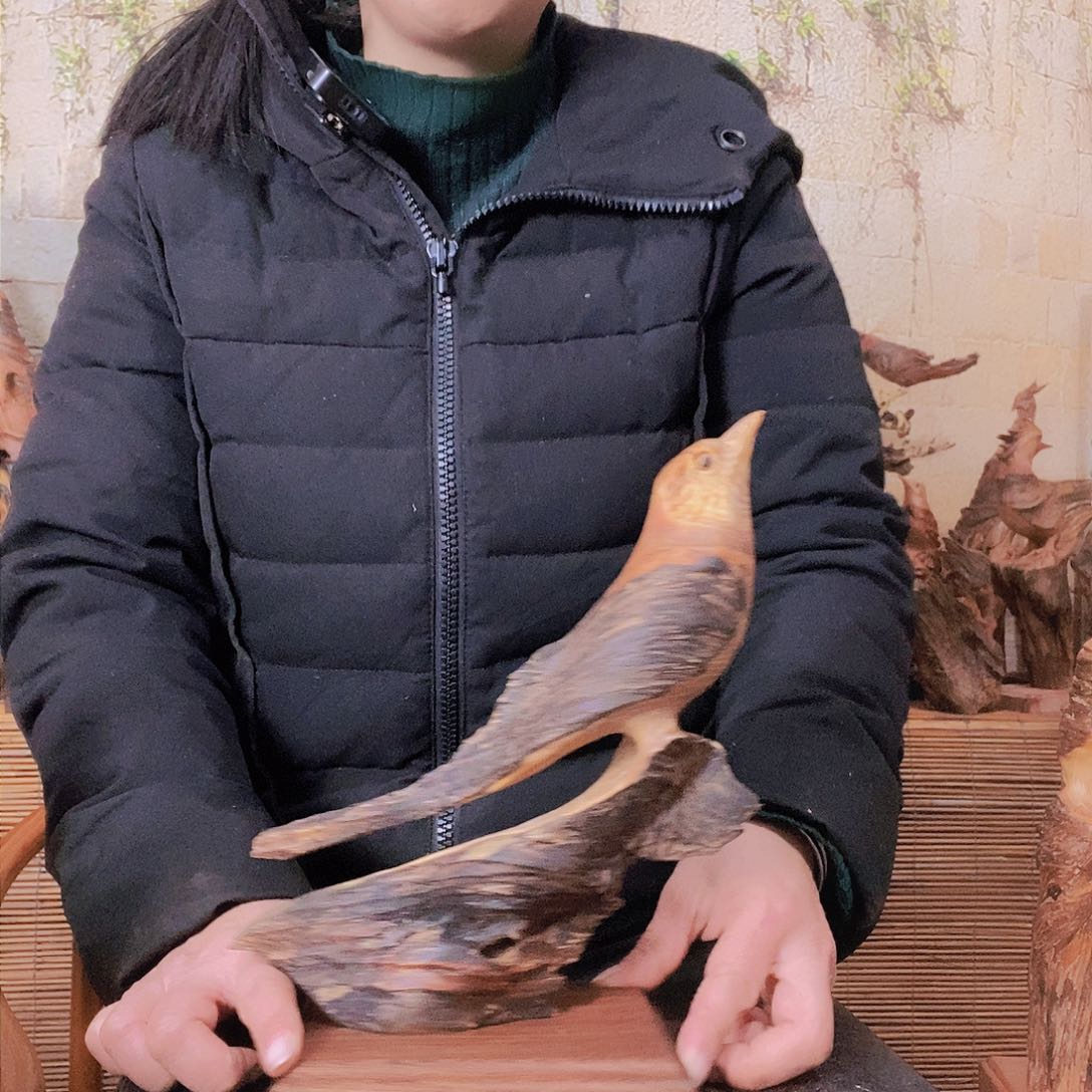 松木@*途琥珀木随情绪巧雕