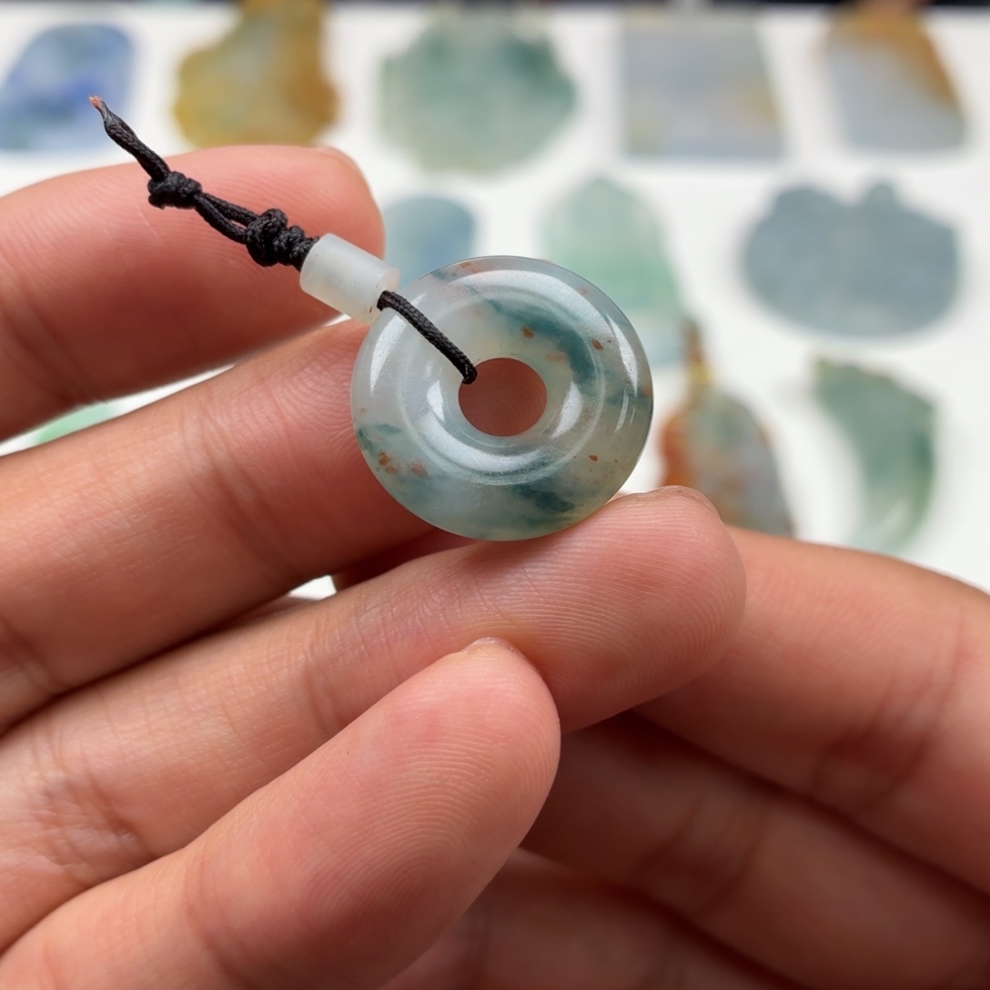 定制翡翠未镶嵌甜甜圈