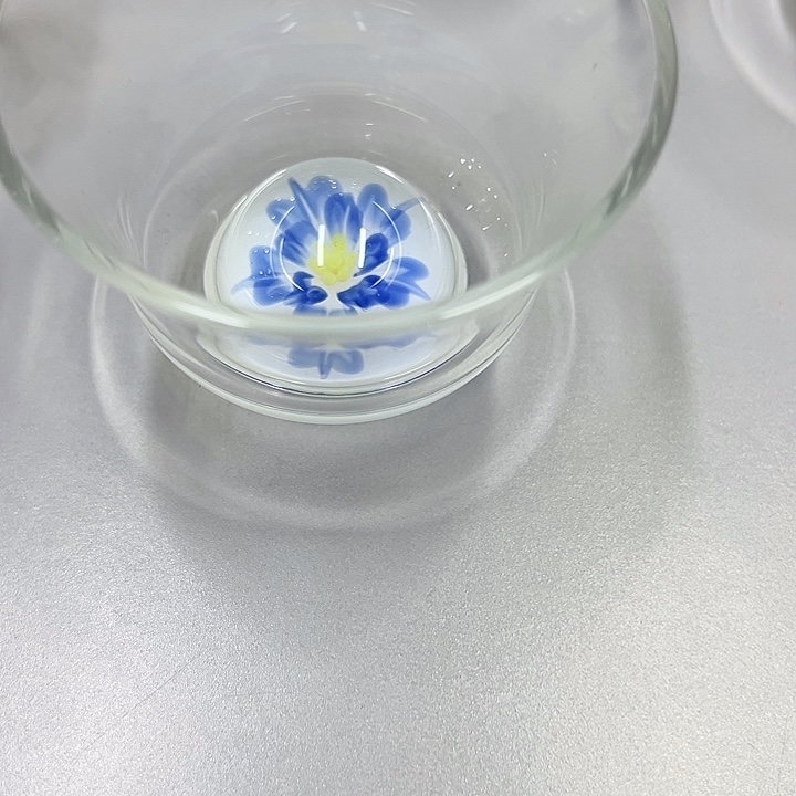 蓝花主人杯一只装