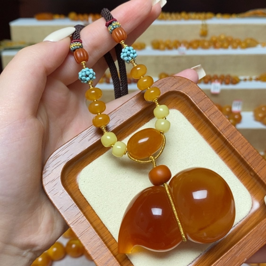 【闪购商品】未镶嵌颈饰蜜蜡项链