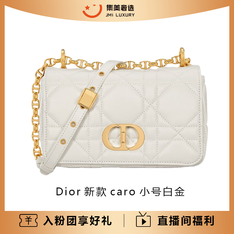 未使用 DIOR/迪奥 新款caro小号白金时尚包/25年全新/AM4926