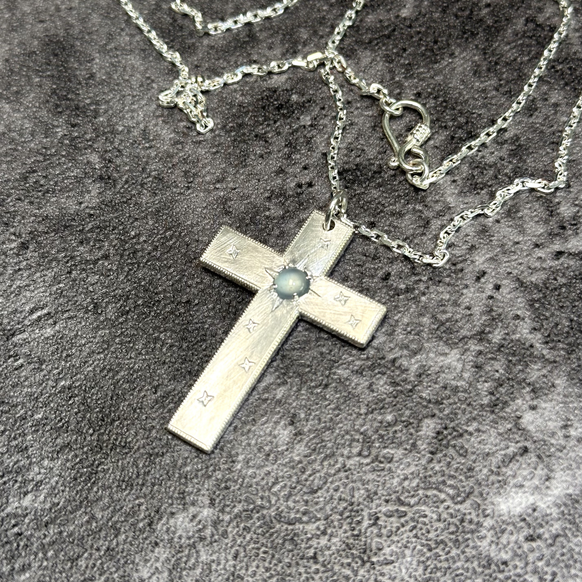 爱与新生 Love and Renewal 不议价 高冰十字架项链 天然缅甸翡翠