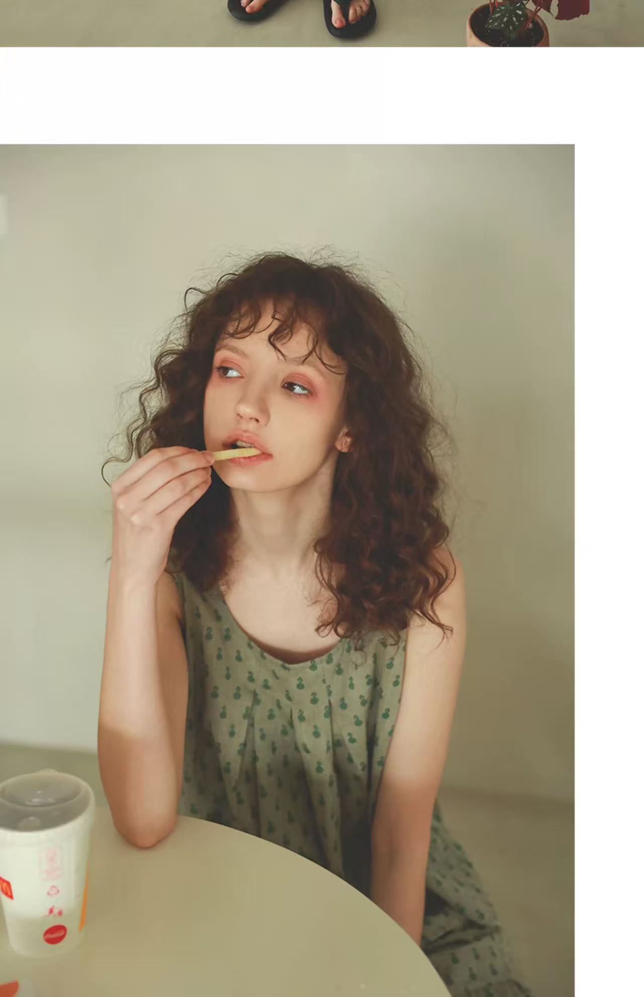 大菲【菠罗蜜多】睡衣女夏无袖双短棉家居服ins显瘦短袖长裤