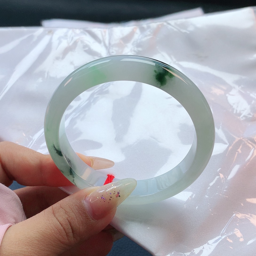 未镶嵌手镯翡翠56圈0008