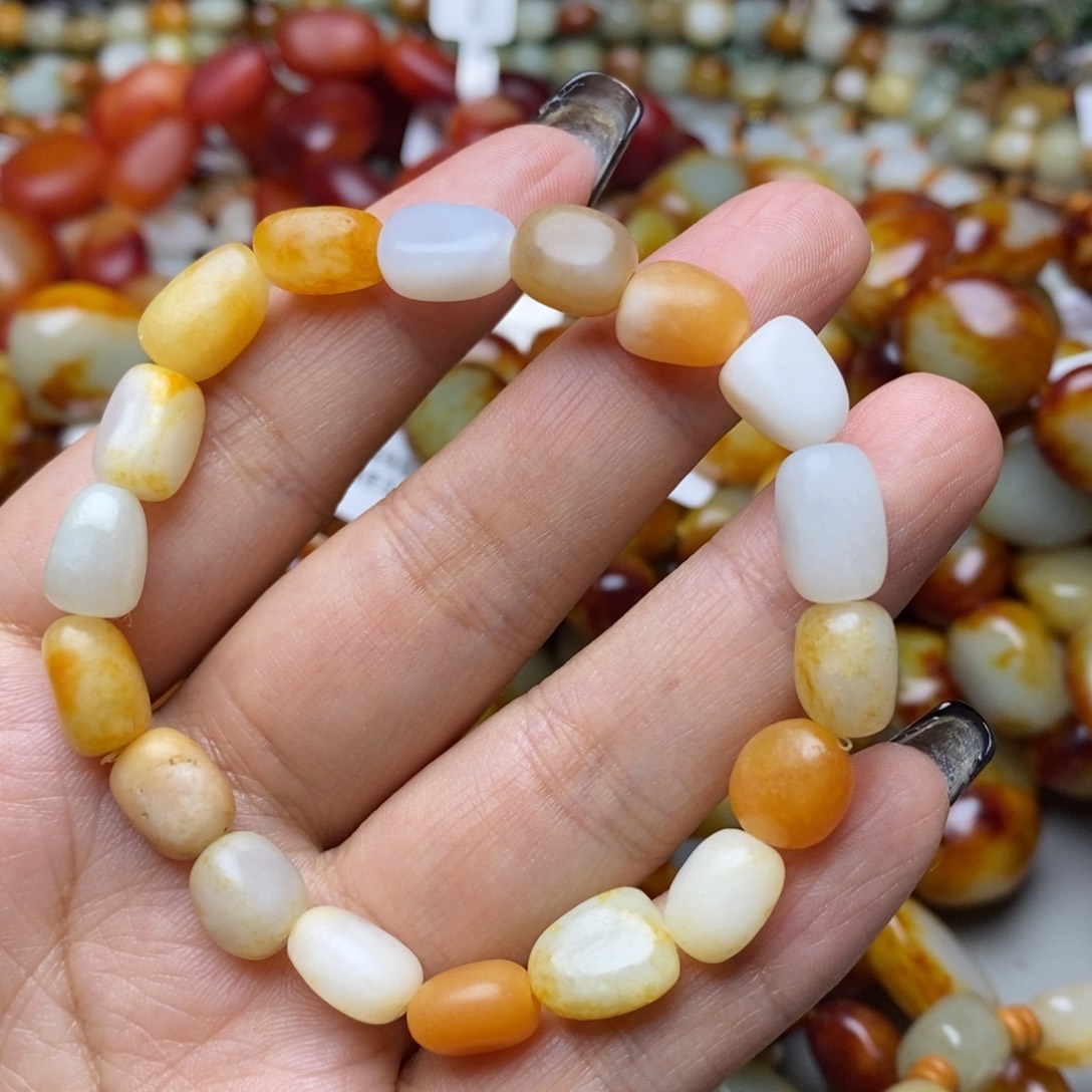 和田玉手链未镶嵌