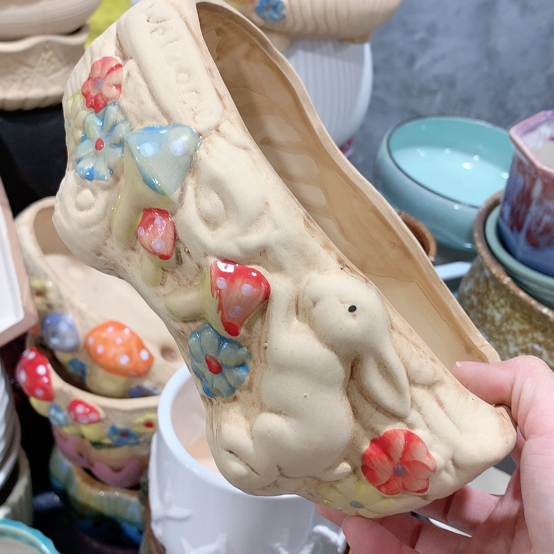 陶瓷陶瓷多肉花盆特价