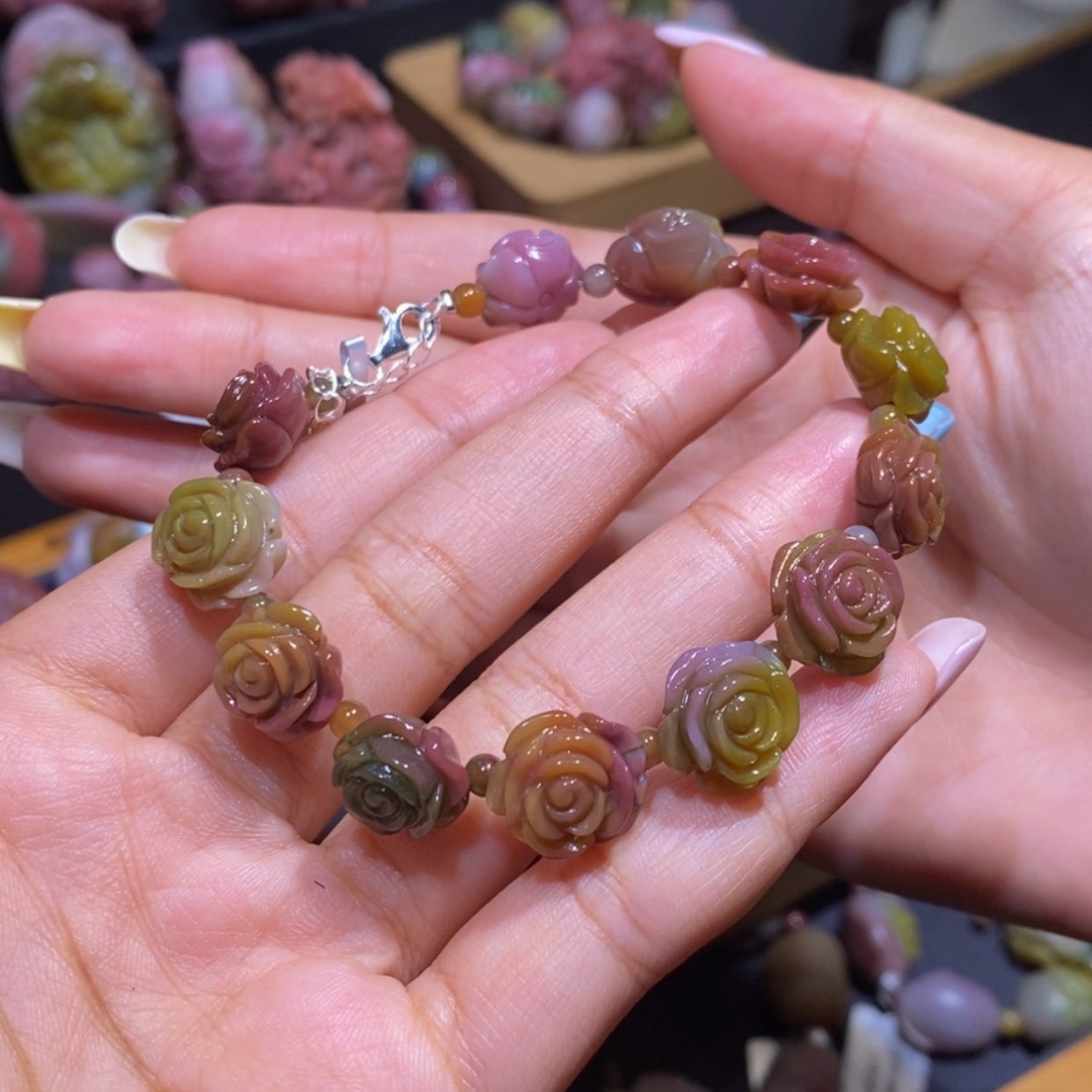 【闪购商品】玛瑙/玉髓手串未镶嵌盐源玛瑙