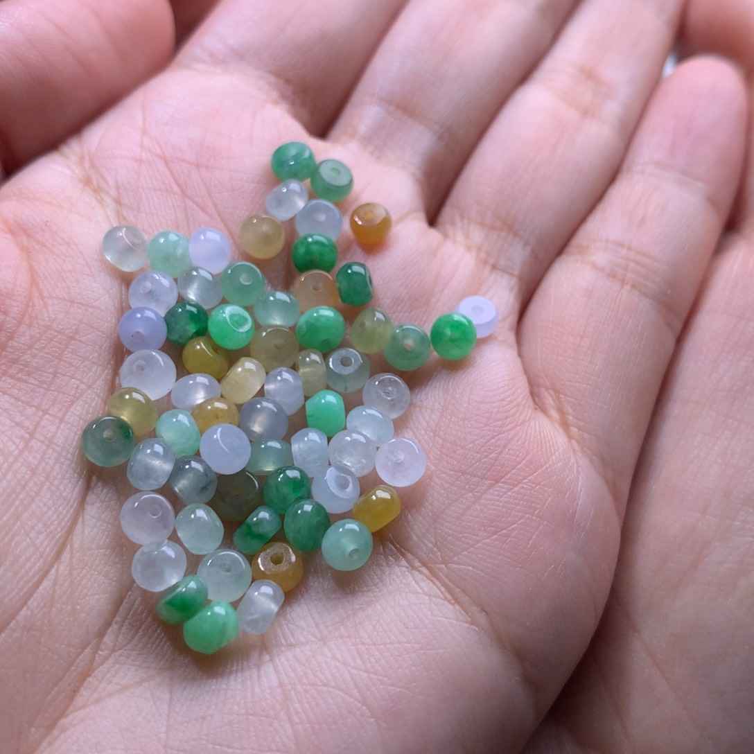 散珠翡翠叮*多样性发货58颗