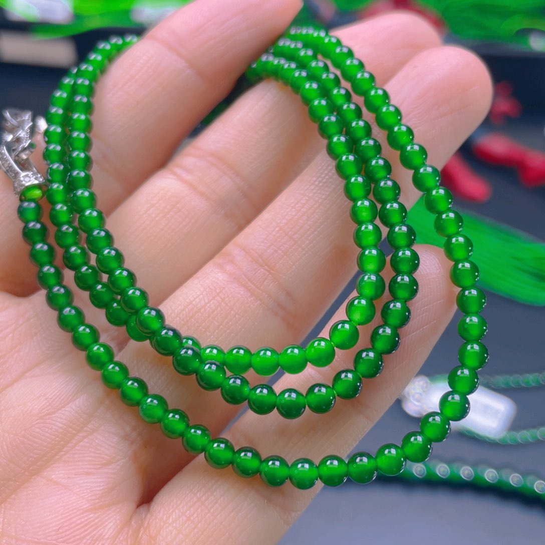 翡翠颈饰未镶嵌，11