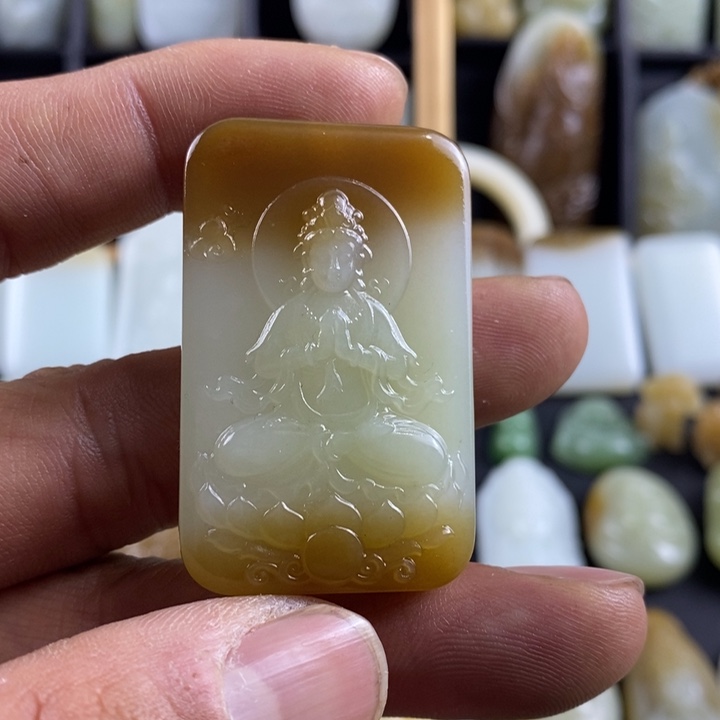 和田玉挂件未镶嵌