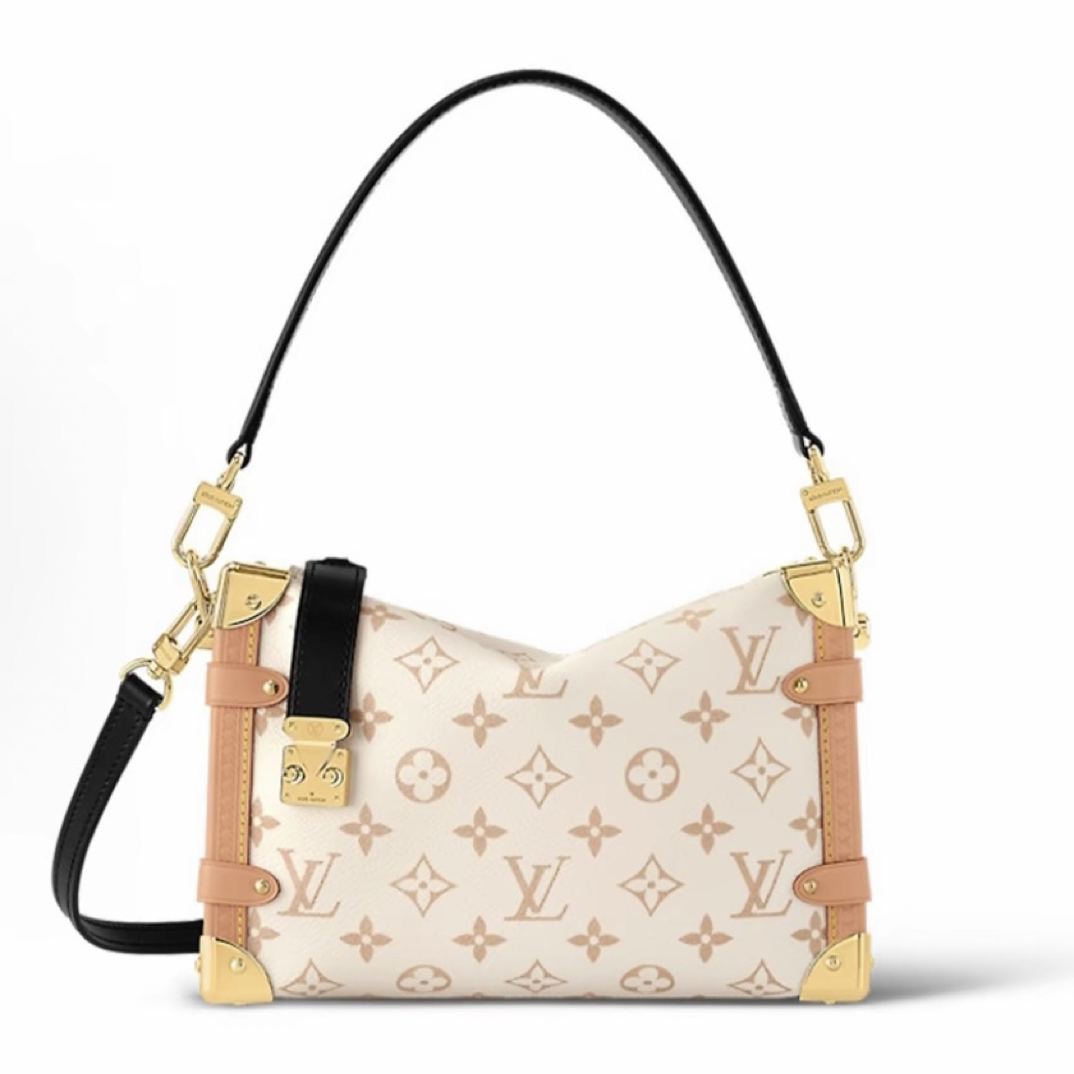 95新 LouisVuitton/路易威登 沙丘色谷爱凌软盒子中号手提斜挎包