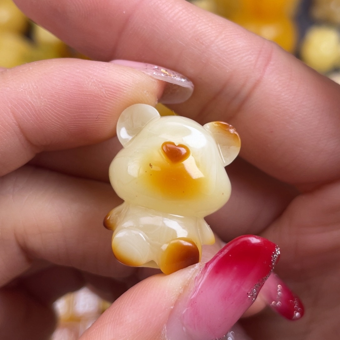 琥珀裸石未镶嵌蜜蜡