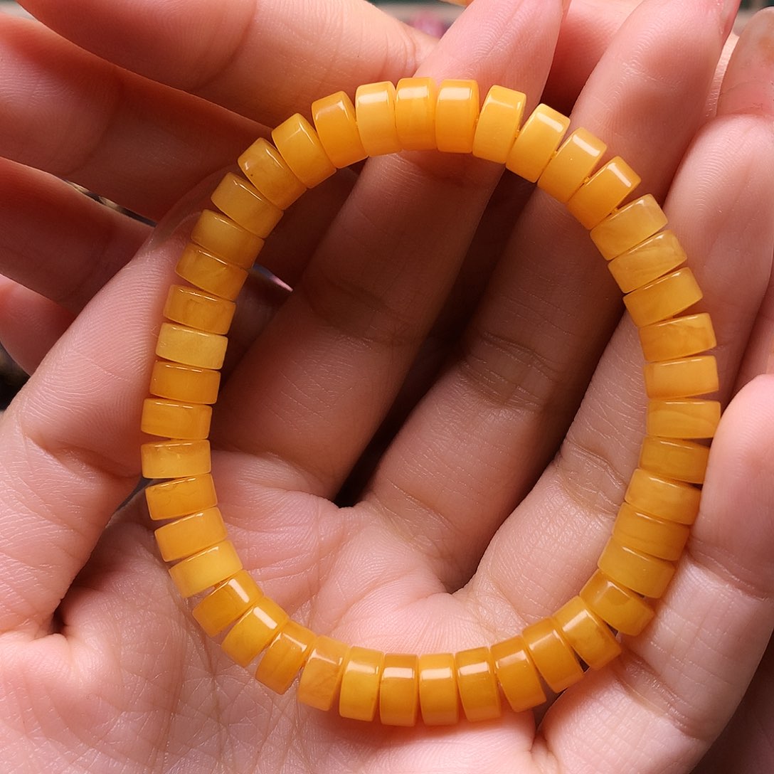 蜜蜡手链未镶嵌手链