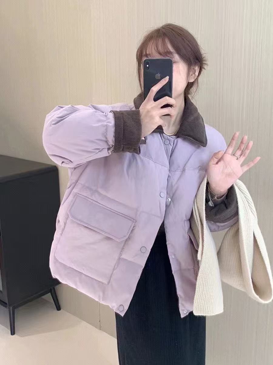 050-100加厚夹棉外套女飞行员夹克棉服加厚外套女