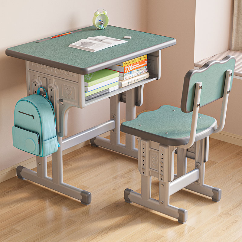 儿童学习桌小学生写字作业书桌子家用可升降学校培训班课桌椅套装