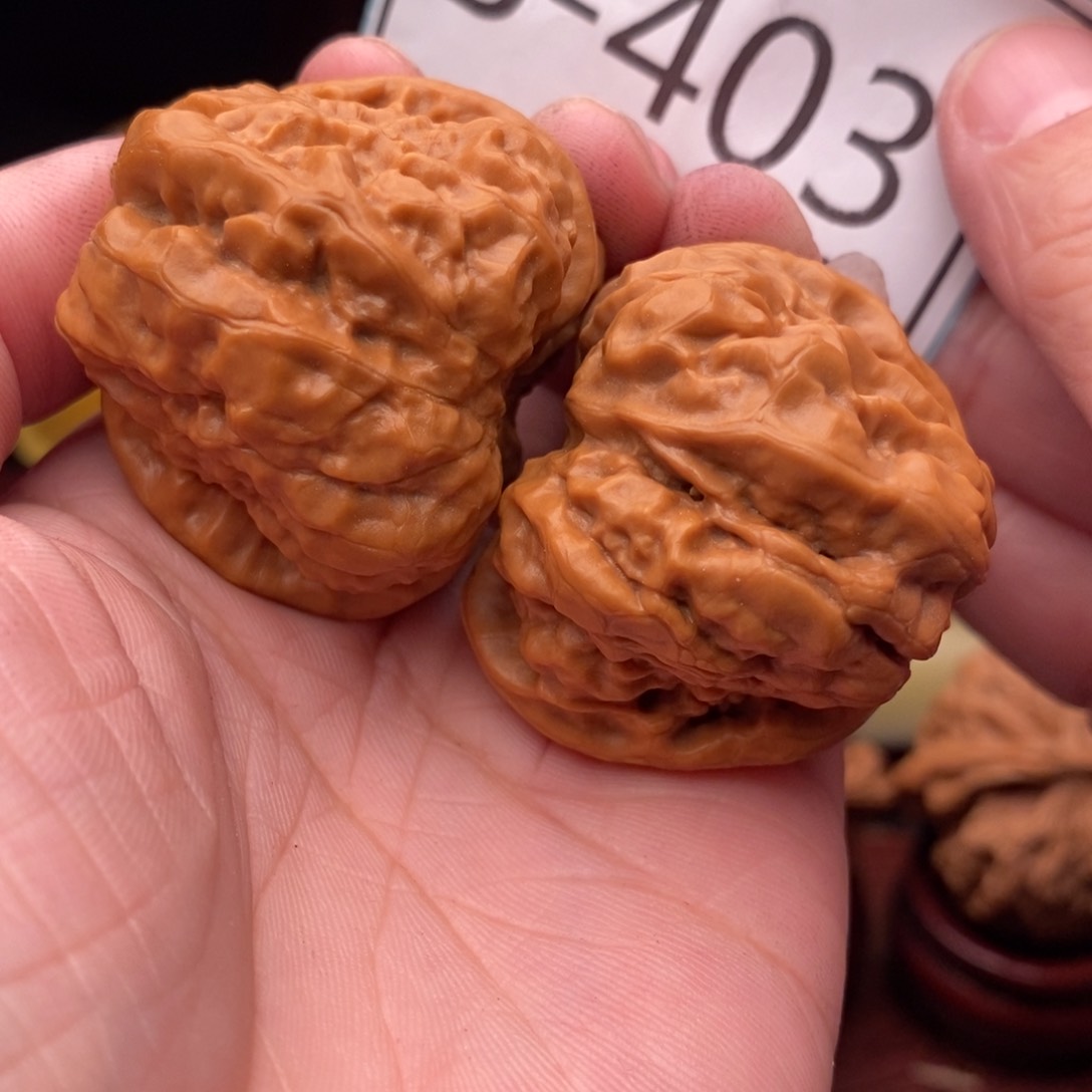 文玩核桃把件开背蛙39