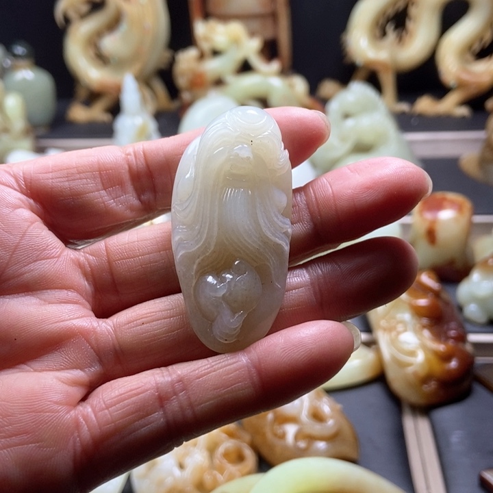 和田玉挂件未镶嵌